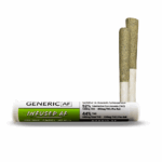 Generic Pre-Rolls | Hybrid AF | Infused AF (Hash): GMO X Kush Cleaner | 0.5g Ea. | 2-Pack